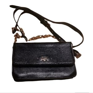 Anne Klein Black Crossbody Bag